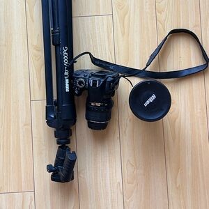 Nikon D1300 w/ Two Lenses and Tripod